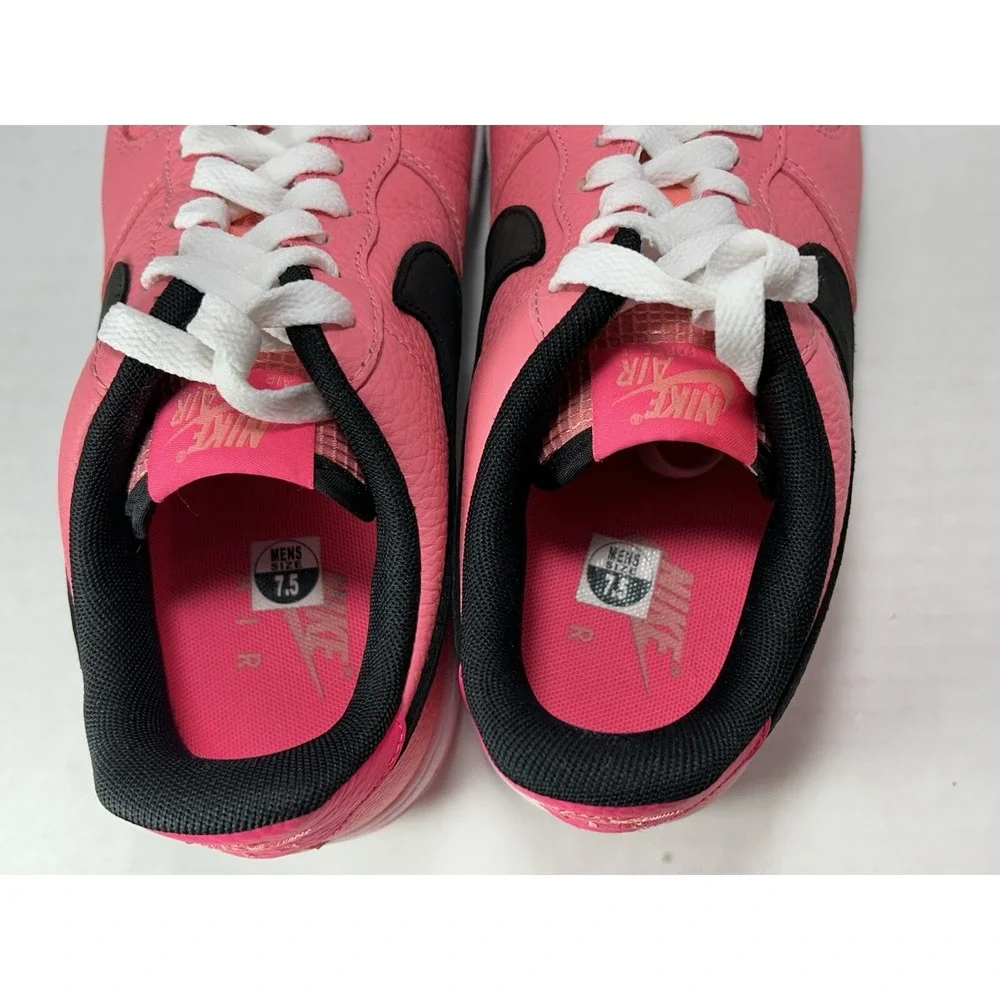 Nike Air AF1 Shoes Pink‎ Gaze Black Swoosh men's 7.5 low Top DZ4861-600